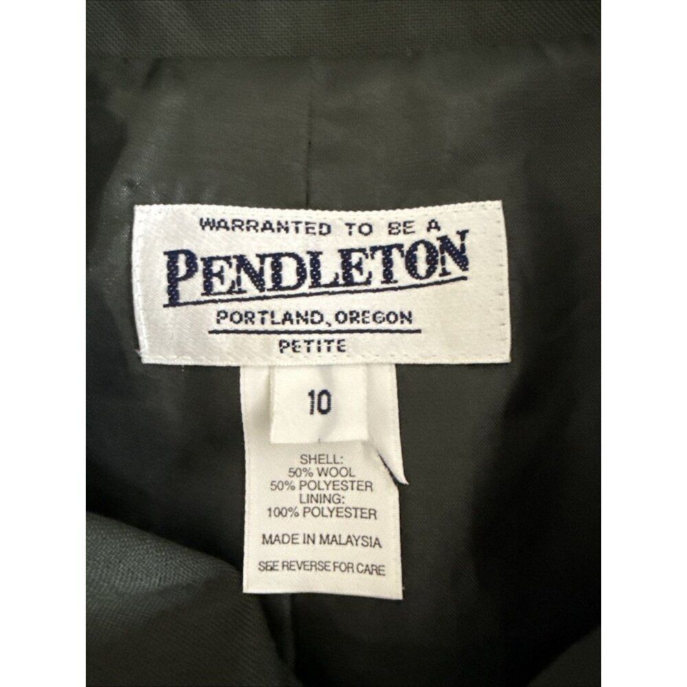 Pendleton Dark Green Blazer Jacket - image 5